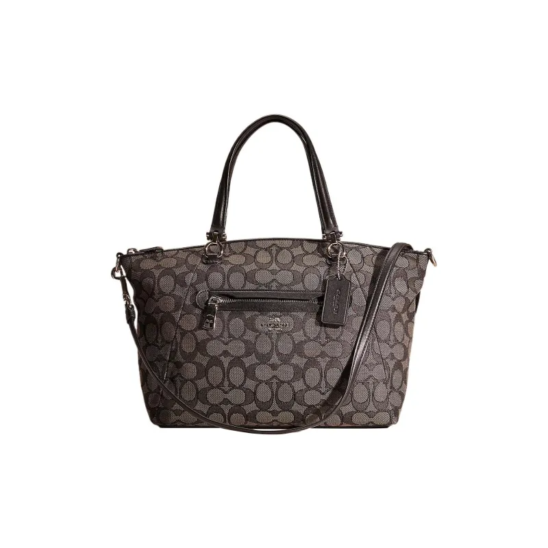 COACH Prairie Fabric Tote Bag Shopping Bag Shoulder Bag Crossbody Bag Handbag Large Size Women's Black-0
