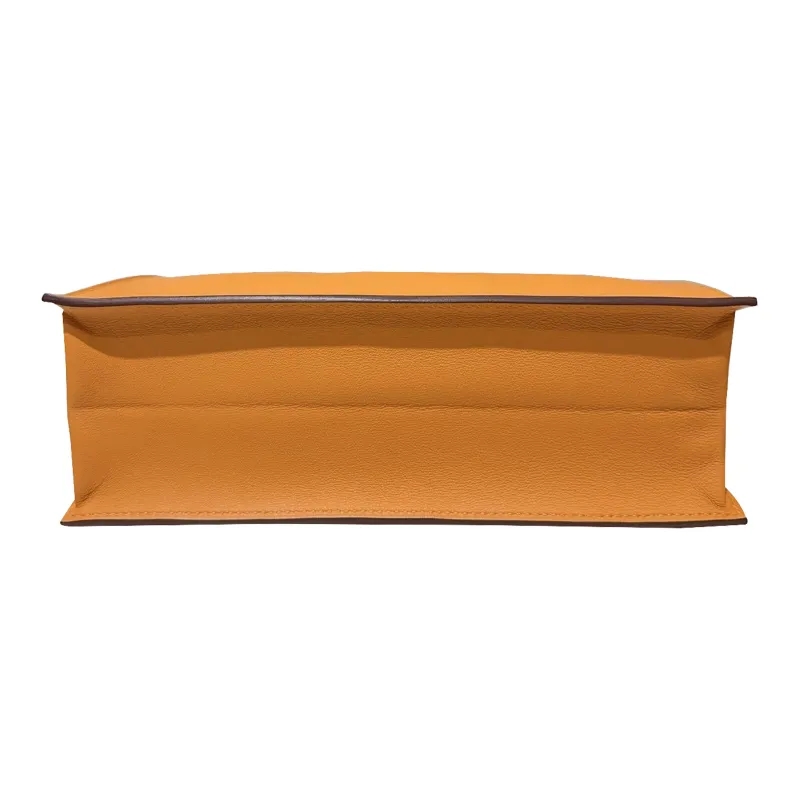HERMES Kelly Danse Swift Calfskin One Shoulder Crossbody Clutches Regular Women's I9 Abricot Apricot-4