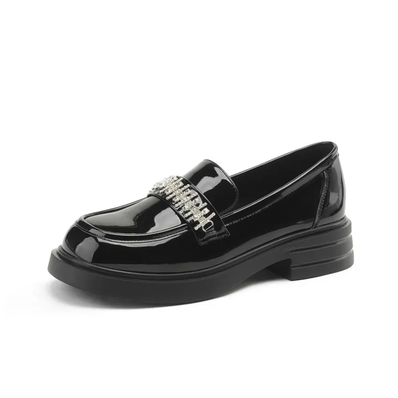 JOSINY Loafers Women's Low Top Brown-1
