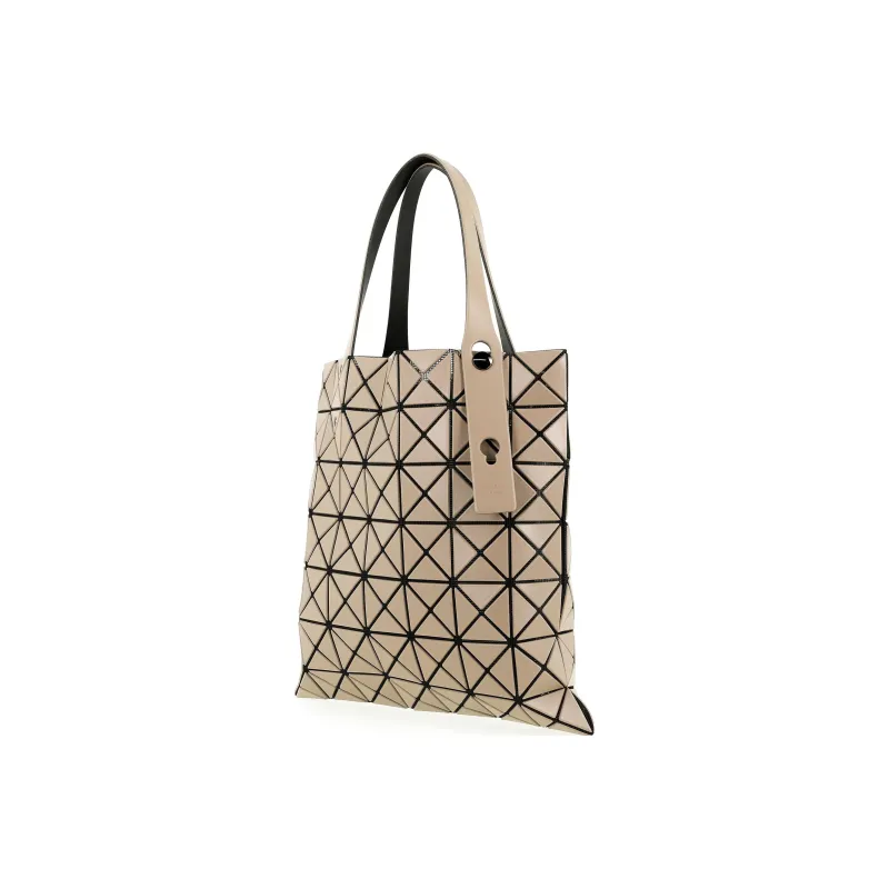 ISSEY MIYAKE Vinyl Chloride Resin Tote Bag, Shopping Bag, Handbag, Shoulder Bag Regular Women's Milk Tea-1