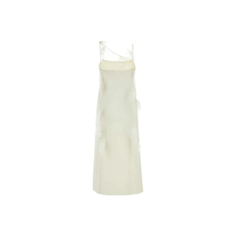 JIL SANDER Slip Dresses Women's White-1