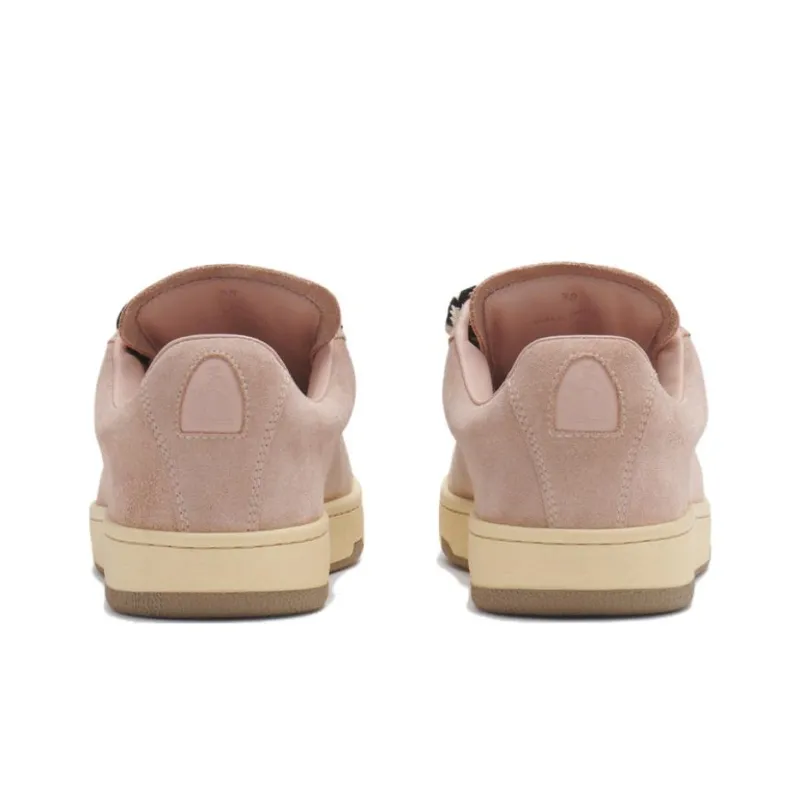 Lanvin Low Top Skateboard Shoes Women's Light Pink-4