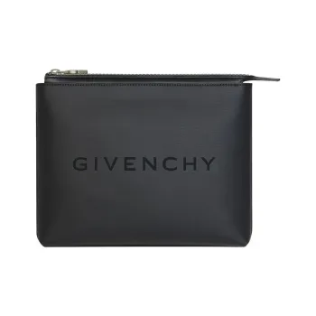 Givenchy Coated Canvas Clutch Men's Black