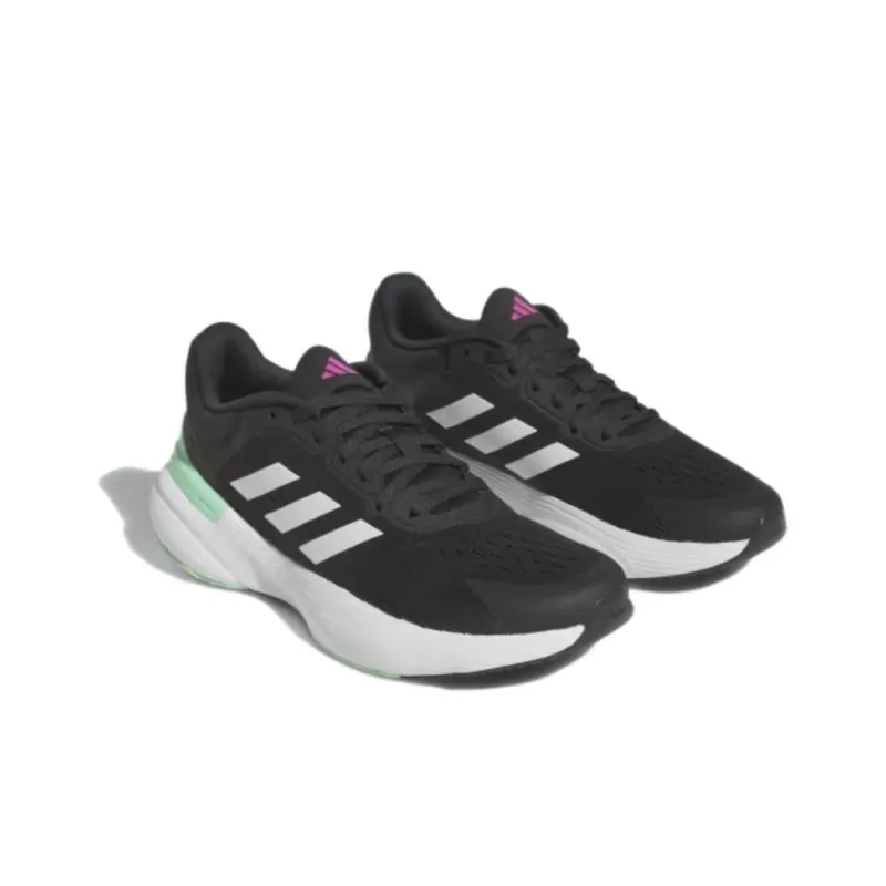 Adidas Response Super 3.0 Cushioning, Wear Resistant Low Top Running Shoes Women's Black-2