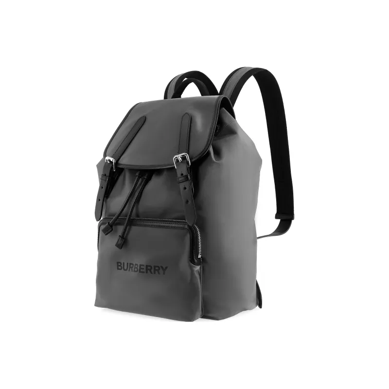 Burberry Leather Handbag, Backpack, Backpack Large Size Unisex Gray-1