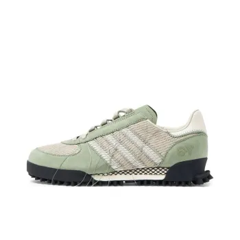 Y 3 Marathon Trail Silver Green Light Brown Off White