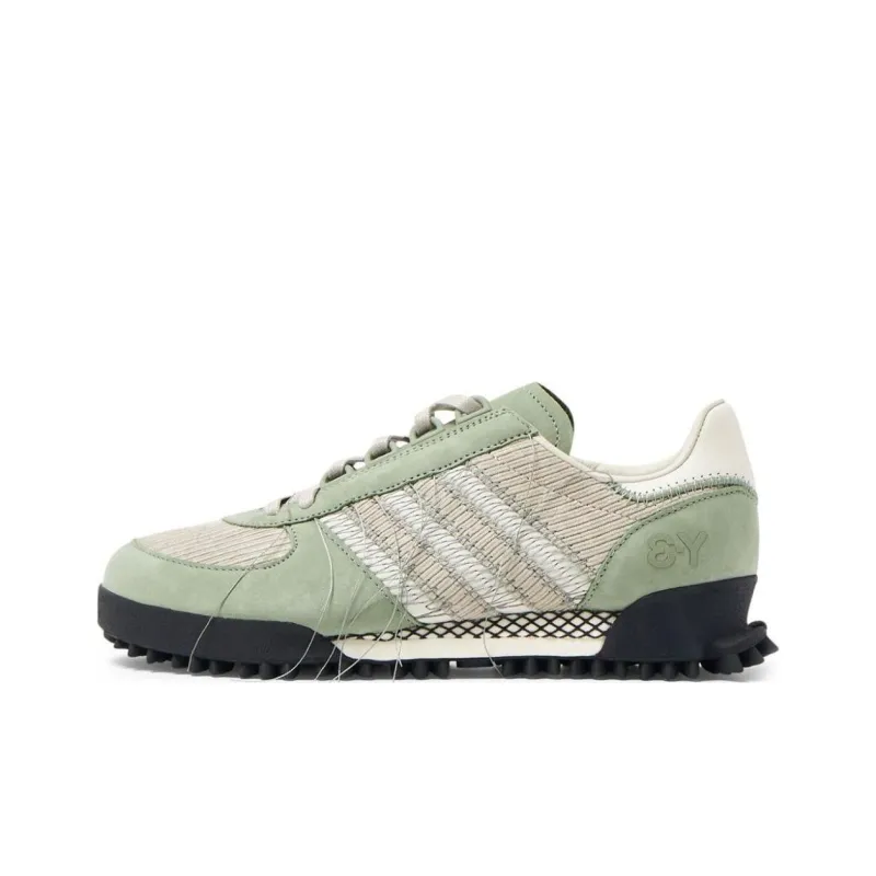 Adidas Y 3 Marathon Trail Silver Green Light Brown Off White-0