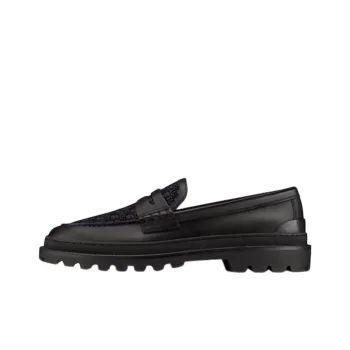 DIOR Explorer Loafer Black Black DIOR Oblique Jacquard Women's