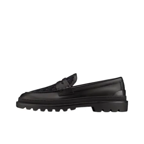 DIOR Explorer Loafer Black Black DIOR Oblique Jacquard