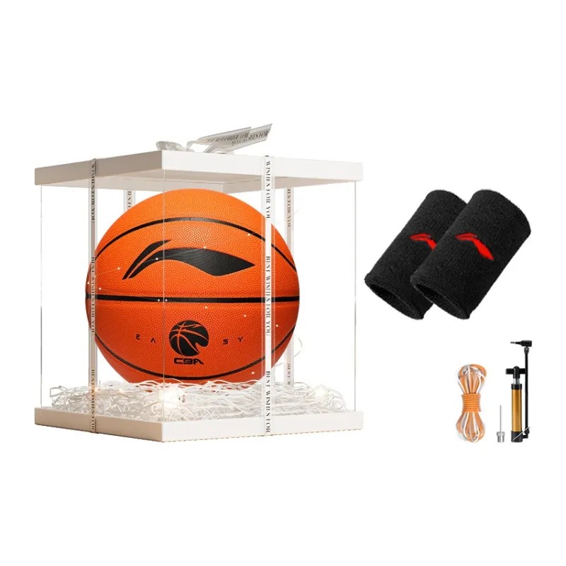 LiNing CBA Collection PU Basketball Orange Size 7 Ball Training Unisex-8