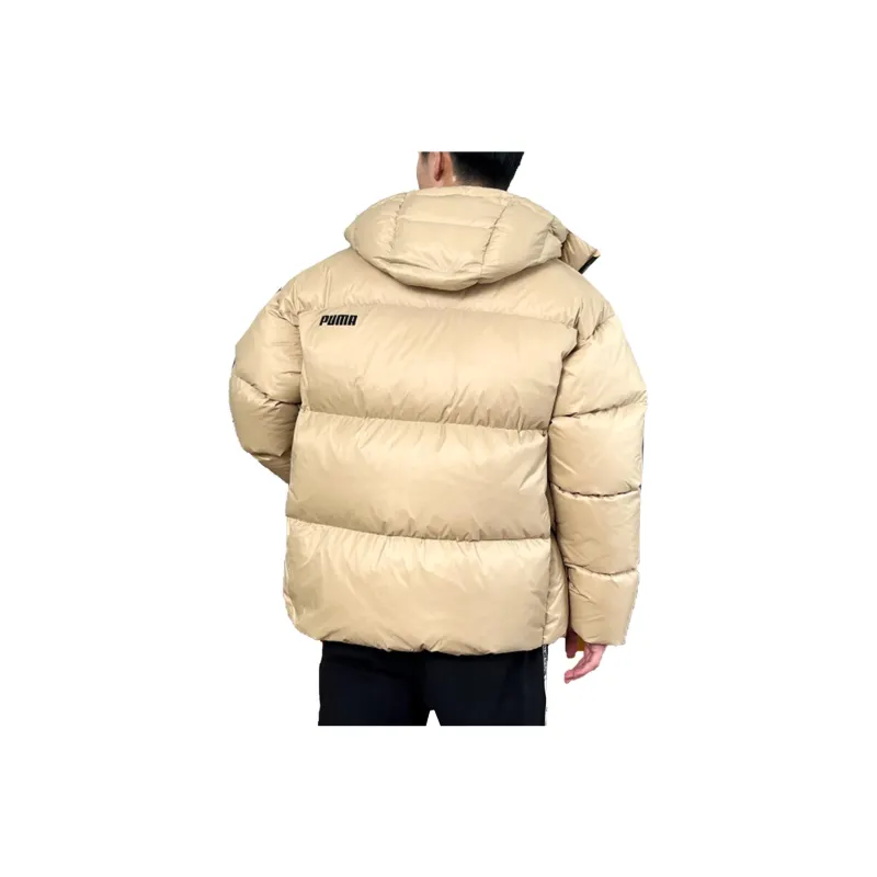 PUMA Down Jackets Men Khaki-2