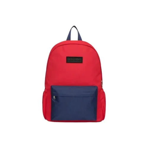 Skechers Polyester Backpack Regular Unisex Red/Blue