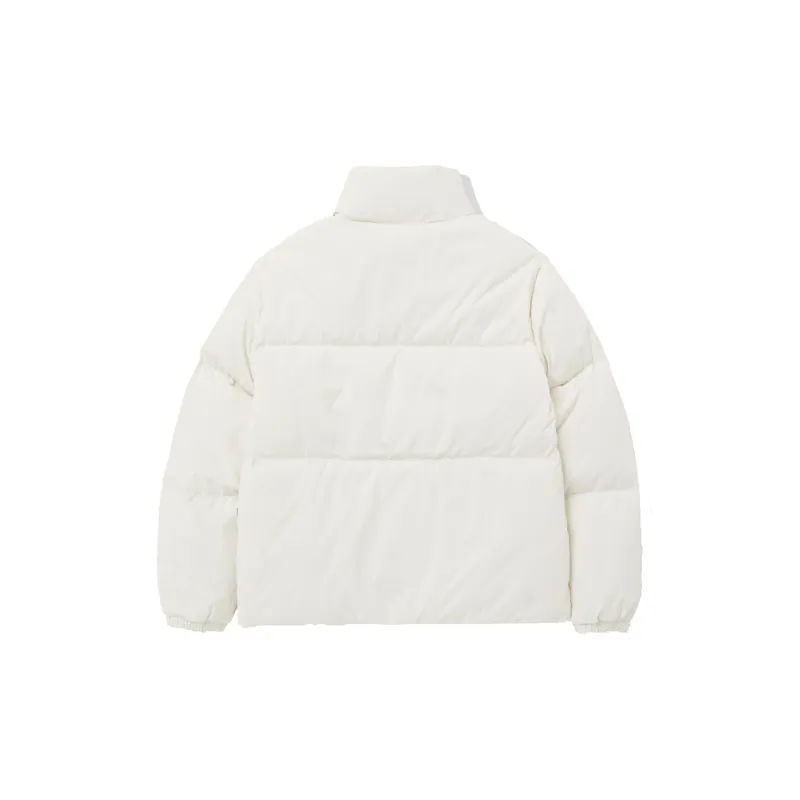 Nerdy Down Jackets Unisex Milk White-1