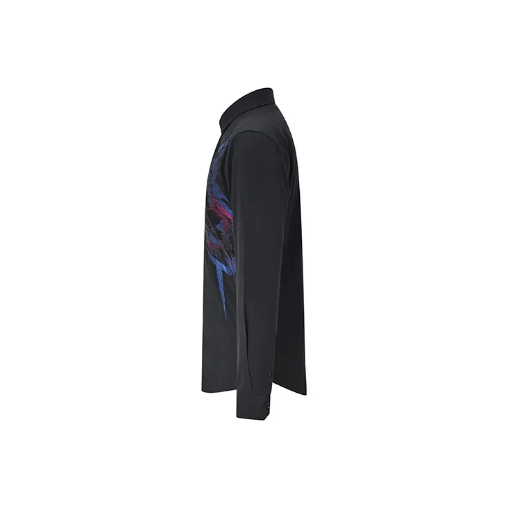 RARE Long Sleeved Shirt Men's Black-2