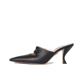 THOM BROWNE Cut Out Heeled Mules Women's