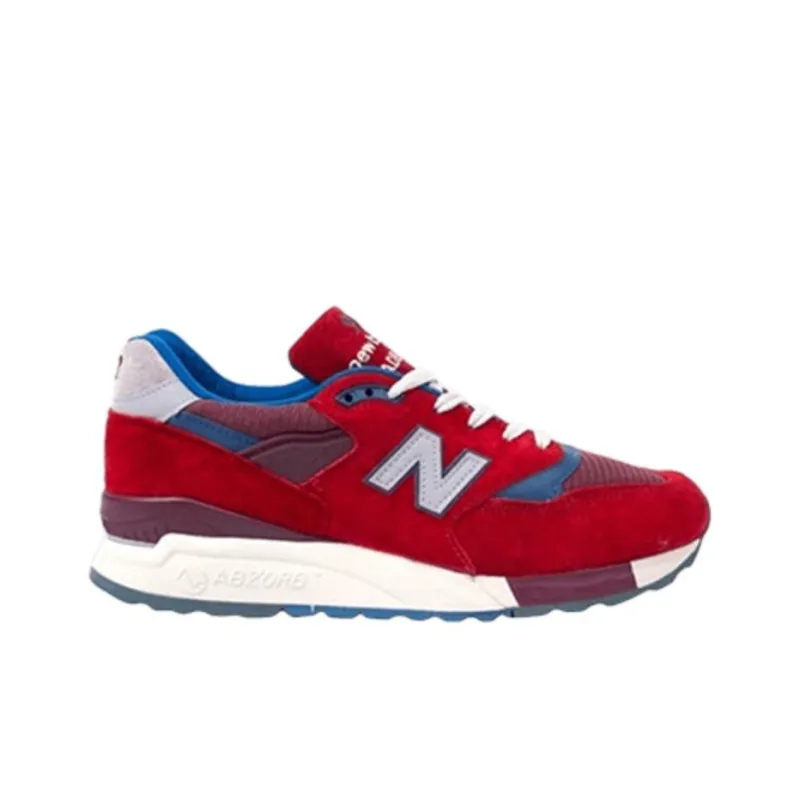 J.Crew x New Balance NB 998 Wear resistant And Lightweight Low Top Running Shoes Men's Red-1