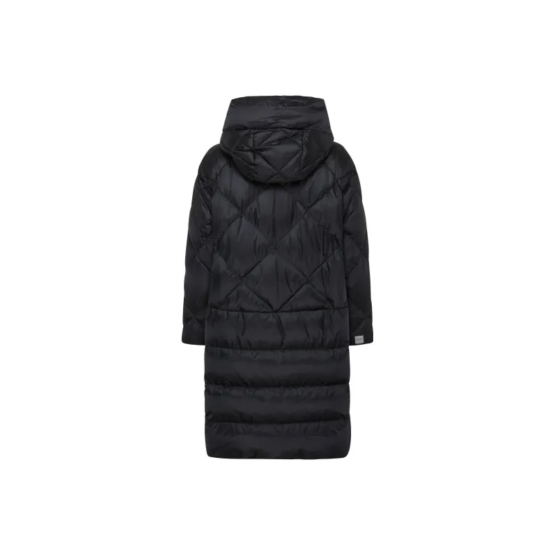 MaxMara Diamond-quilted Parka Coat-1