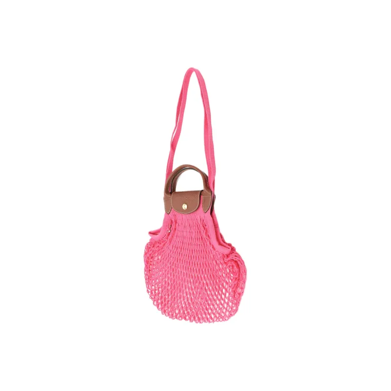 LONGCHAMP Le Pliage Filet Handbags Pink-1