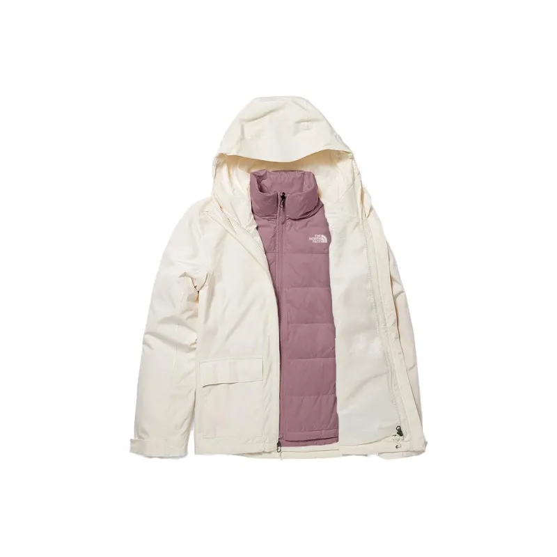 THE NORTH FACE Water Resistant Windbreaker Jacket Women's White-2