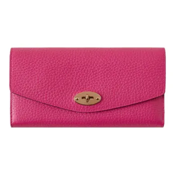 Mulberry Darley Textured Leather Wallet Women's Pink