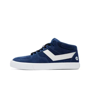 PONY Atop Coverage Slip Resistant Cushioning Abrasion Resistant Breathable Low Top Skateboard Shoes Men's Deep Sea Blue