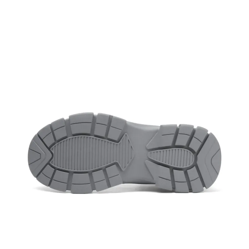 Jeep Hiking Cushioning Anti Slip And Wear Resistant Coverage High Top Outdoor Shoes Men's Gray-4