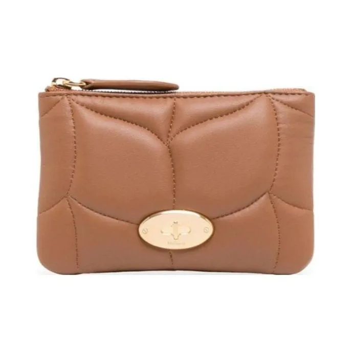 Mulberry Quilted Leather Wallet Women's Brown-0