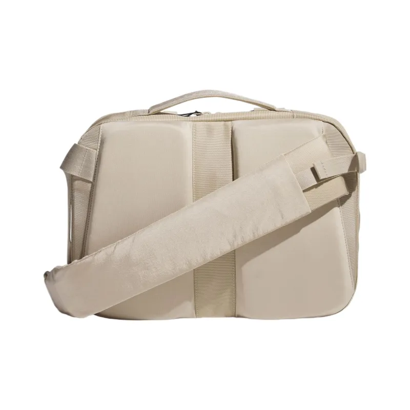 Adidas Nylon Handbag Shoulder Bag Crossbody Bag Regular Unisex Beige-2