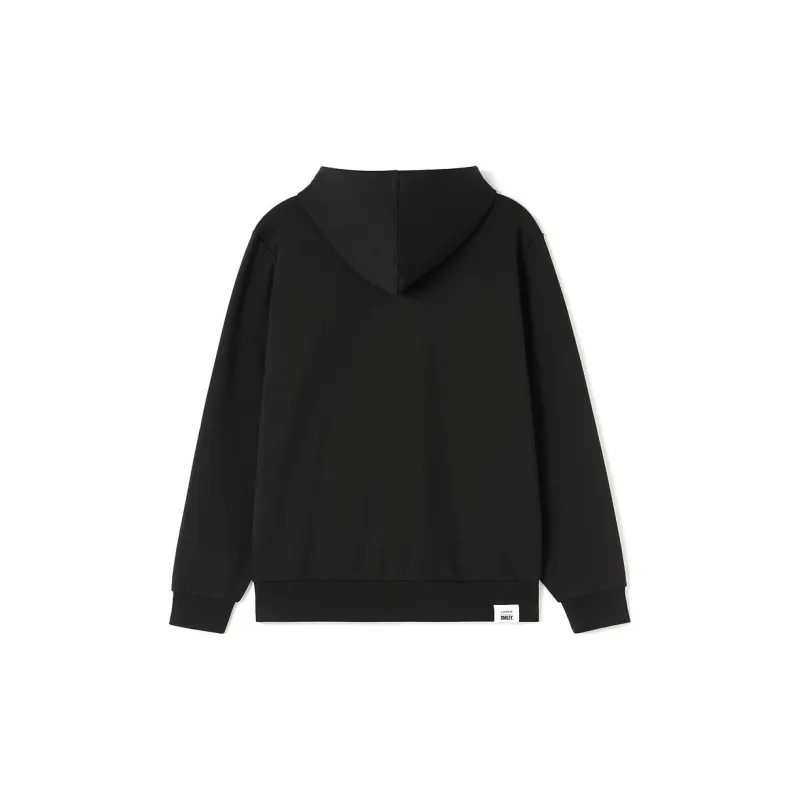 Smiley X LACOSTE Sweatshirts Unisex Black-1