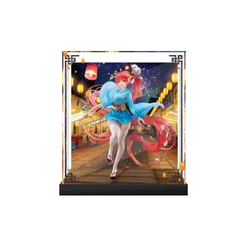 AOWOBOX Compatibility With WAVE Dream Tech Azur Lane Honolulu 2-Person Summer Figure Display Case Model Accessories