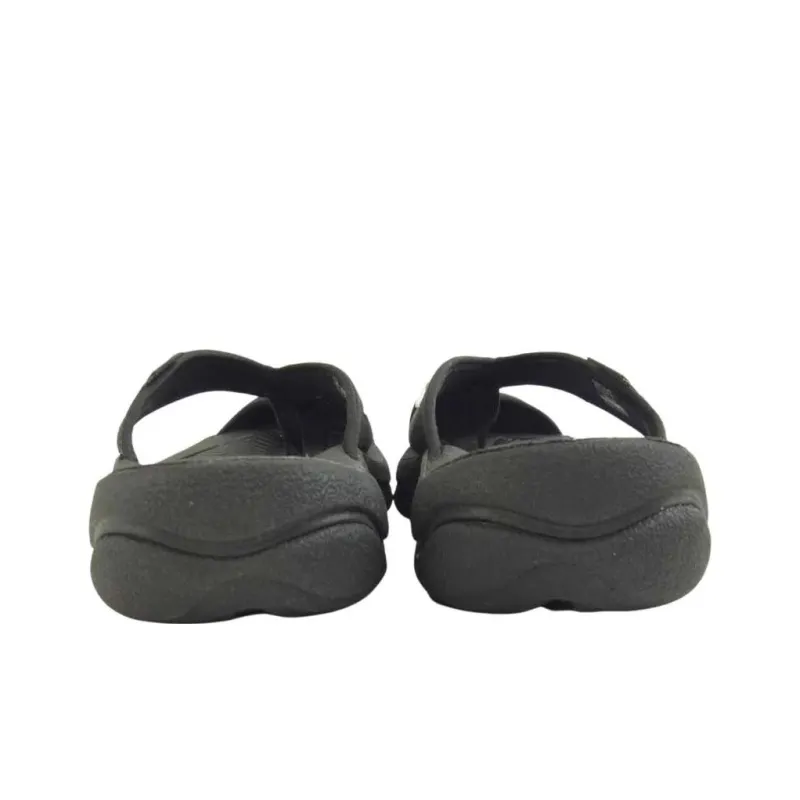 KEEN Waimea H2 Flip Flops Men's Black White-3