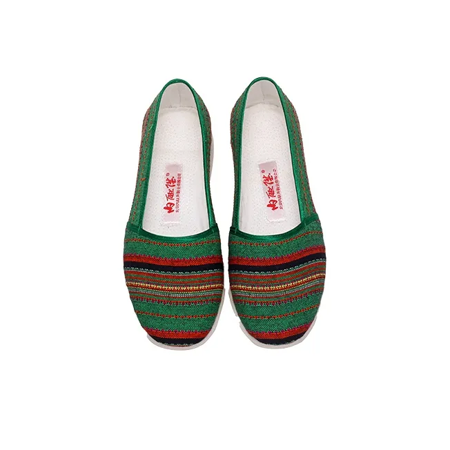Neiliansheng Casual Single Shoes Women's Red Green-5