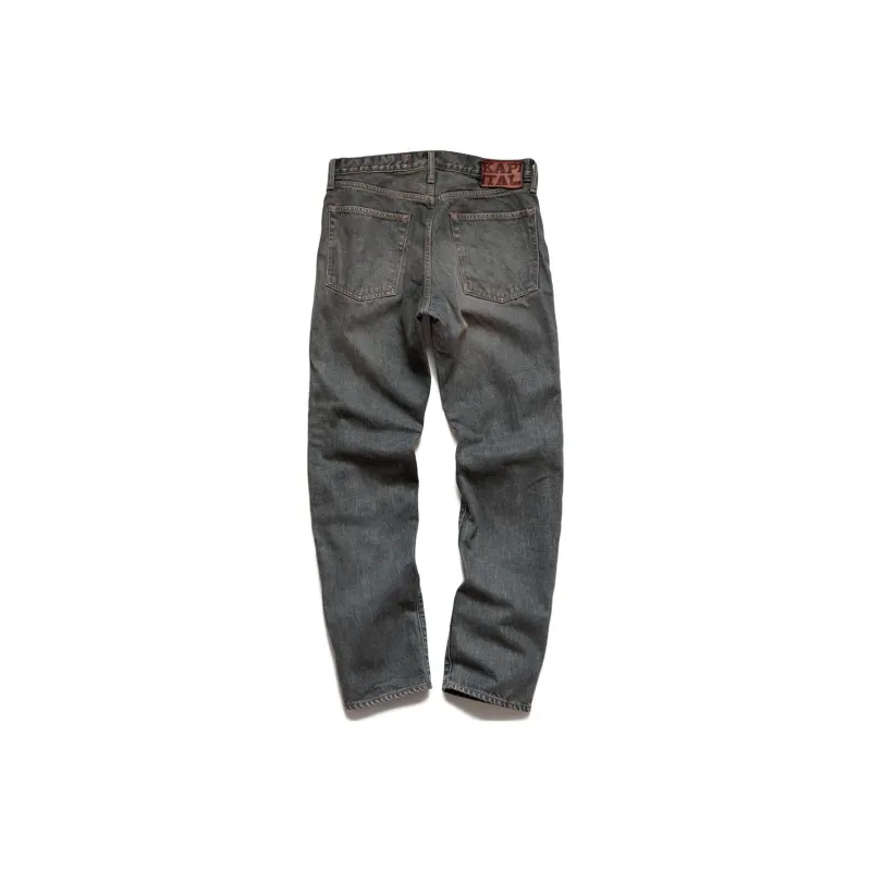 Kapital 14 Oz Denim 5P Monkey Cisco Gemstone Pants-1