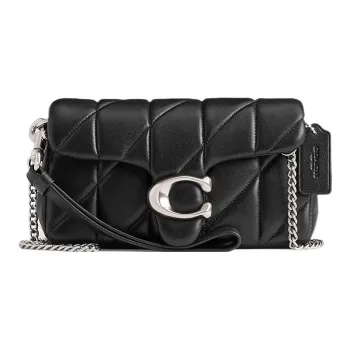 COACH Tabby Nappa Leather Handbags Shoulder Bags Women's Black