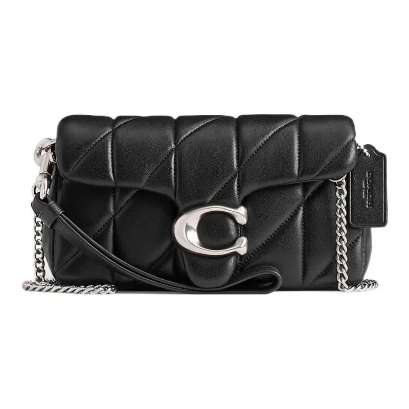 COACH Tabby Nappa Leather Handbags Shoulder Bags Women's Black-0
