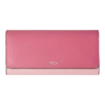 Mulberry Calfskin Wallet Regular Women's Daylily Pink