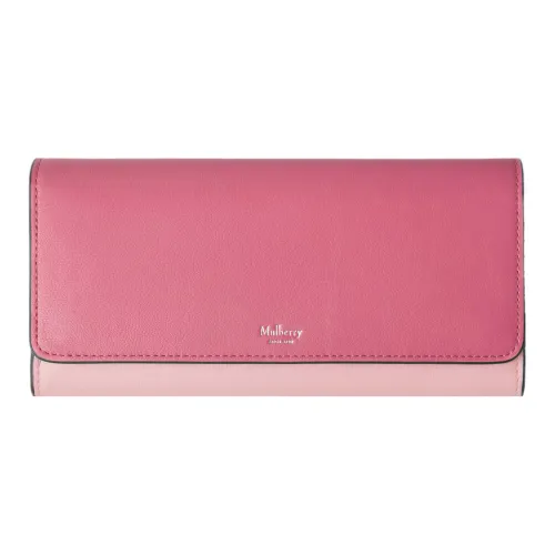 Mulberry Calfskin Wallet Regular Women's Daylily Pink