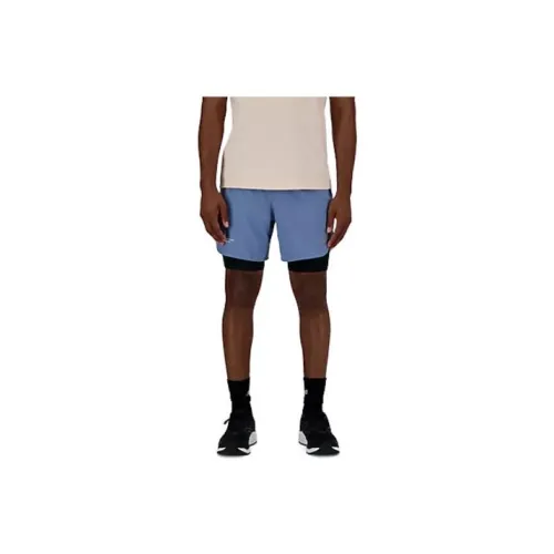 New Balance Q Speed 6 Casual Shorts Men Mercury Blue