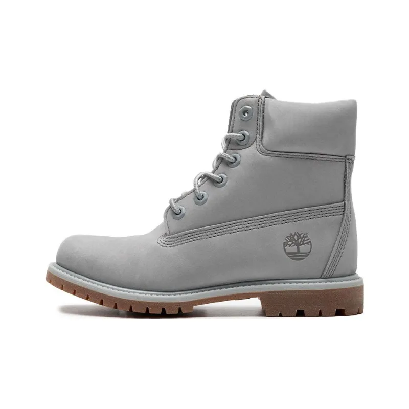 Timberland 50th Anniversary Edition 6 Inch Waterproof Boots 'Light Grey Nubuck' Women's-0