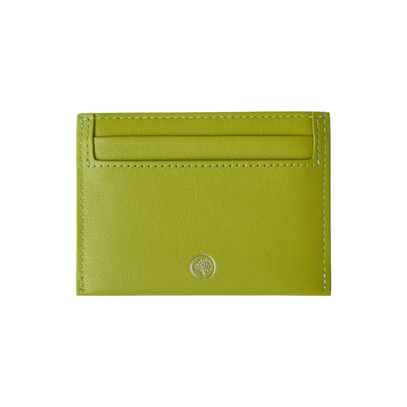 Mulberry Calfskin Card Holder Women's Acid Green-1