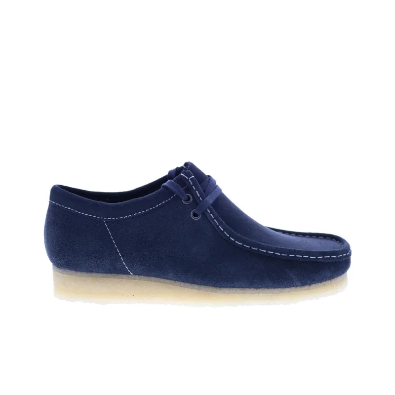 Wallabee Clarks 'Ink Suede'-1