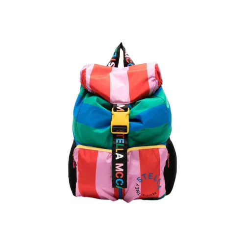 Stella McCartney Kids Logo-print Strap Striped Backpack