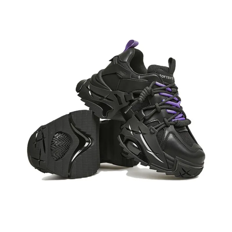 BASTO Durable Breathable Low Top Chunky Sneakers 5cm Women's-4