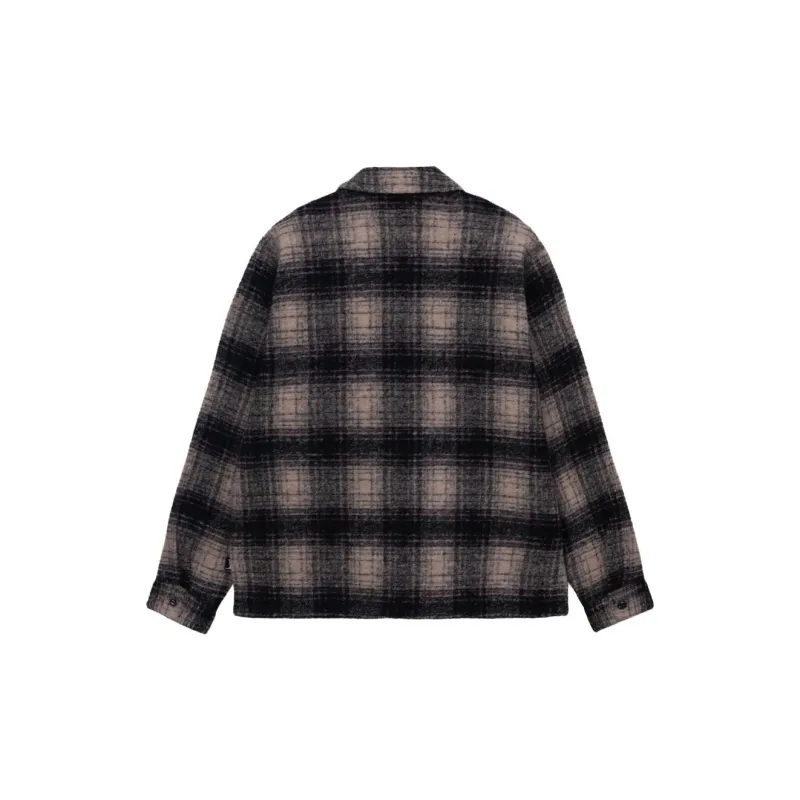 Stussy Wool Plaid Zip Shirt-6