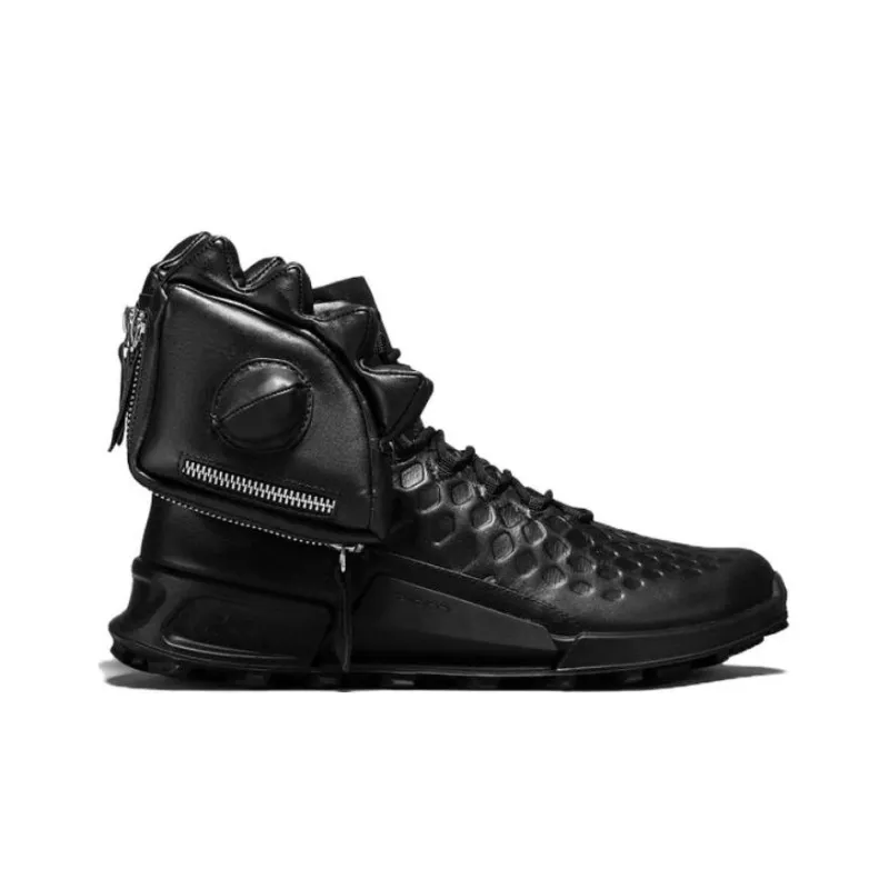 Ecco Casual Shoes Men High Top Black-1