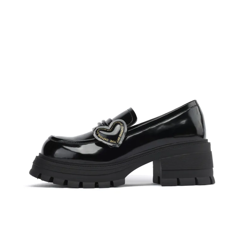 DAPHNE Loafers Women's Beige/Black/Green-9