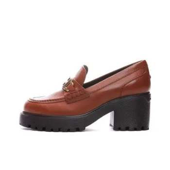 HOGAN Logo Buckled Slip On Loafers Women's