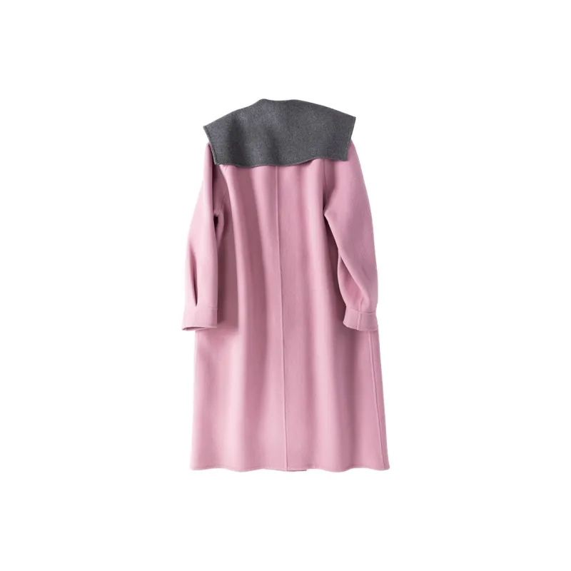 XIANGYING Coats Women's Pink-1