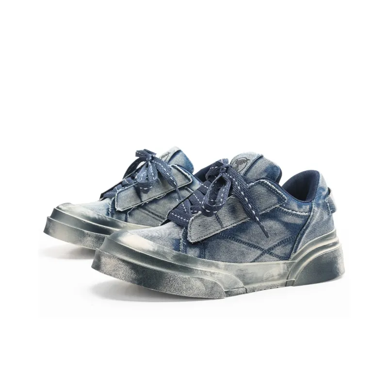Jifffly Wear-resistant Lightweight Breathable And Non-slip. Low-Top Skateboard Shoes Unisex-9