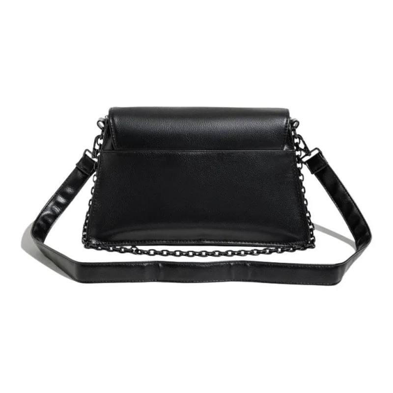 Adidas Polyurethane Coated Film Shoulder Bag Regular Women's Black-4